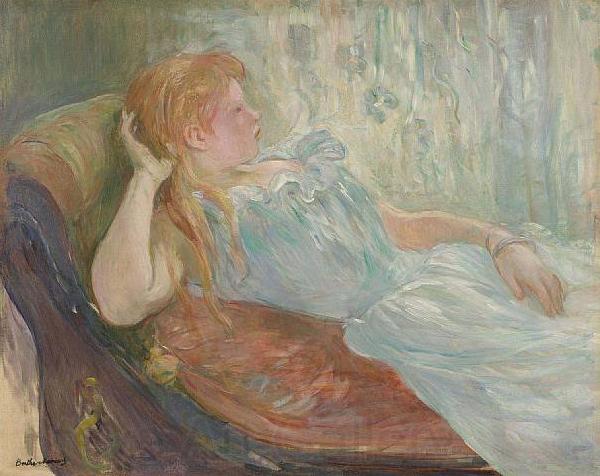 Berthe Morisot Liegendes Madchen